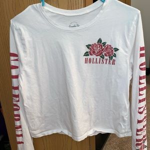 holister graphic long sleeve t shirt